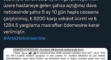 112'yi arayıp tehditler savurmuştu, 9 ay hapis cezasına çarptırıldı