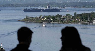 ABD'nin uçak gemisi NATO üyesi Norveç'te