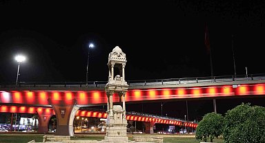 Abide Kavşağı estetik görünüme kavuşturuldu