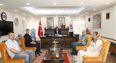 Adıyamanlı depremzede aileden Başkan Çelik'e vefa ziyareti