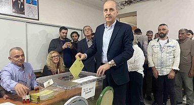 AK Parti Genel Başkanvekili Numan Kurtulmuş oyunu kullandı