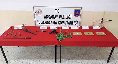 Aksaray jandarmasından uyuşturucu tacirlerine darbe: 2 tutuklama