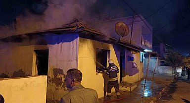 Alaşehir'de korkutan yangın