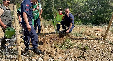 Antalya'da "İzmarit Değil Tohum At" sloganıyla tohum, fide ve fidan dikimi gerçekleştirildi
