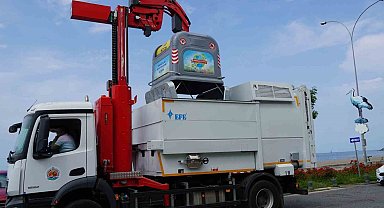 Atakum'a 180 adet yer üstü konteyneri