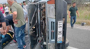 Aydın'da trafik kazası: 2 yaralı