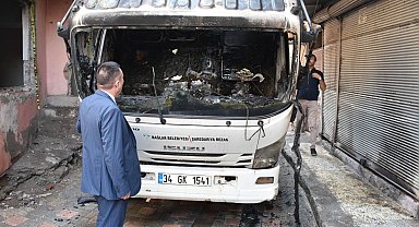 Bağlar Belediye Başkanı Beyoğlu, çöp aracının yakılmasına tepki gösterdi