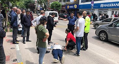 Bandırma'da trafik kazasında 1 kişi yaralandı