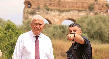 Başkan Atay, Tralleis'teki çalışmaları yerinde inceledi