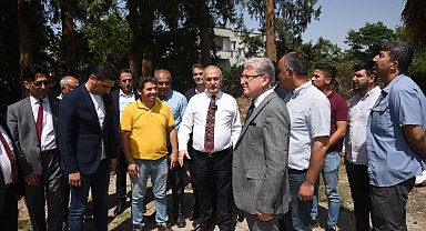 Başkan Kadir Kara, yaşanan afetten zarar gören sakarcalık köyünü ziyaret etti