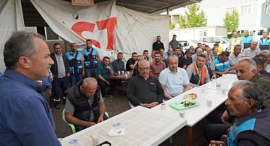 Başkan Kılınç'tan ASKİM personeline ziyaret