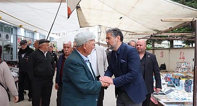 Başkan Suer, pazar esnafı ile bir araya geldi