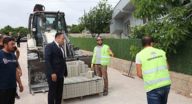 Başkan Yılmaz, çalışmaların devam ettiği bölgelerde inceleme yaptı