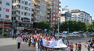 Batman'da gençlik yürüyüşü