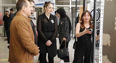 Bayburt Üniversitesinde bu haftanın grafik tasarım dersi "Depremdi"