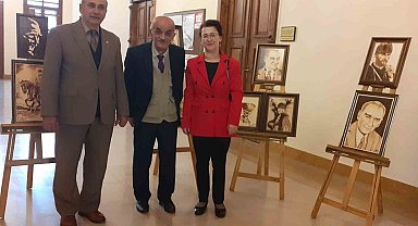 Bilecik'te 'Atatürk' konulu resim sergisi açıldı