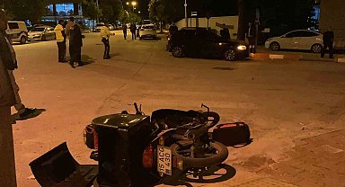 Burdur'da motosiklet ile otomobil çarpıştı: 1 yaralı