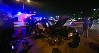 Bursa'da feci kaza: 1 ölü, 5 yaralı