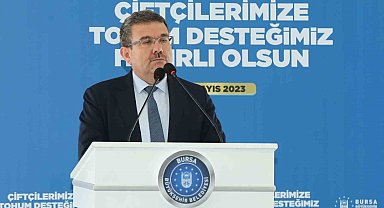 Büyükorhanlı çiftçiye silajlık mısır tohumu