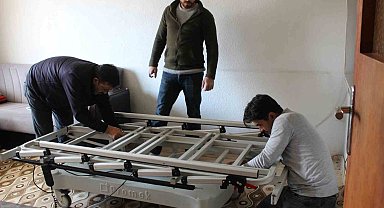 Büyükşehir, 19 ilçede 3 bin 204 adet hasta yatağı yardımında bulundu