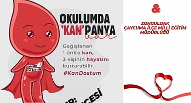 Çaycuma'da "Okulumda 'Kan'panya Var" projesi başladı