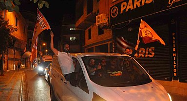 Cizre'de Galatasaray'ın şampiyonluk sevinci