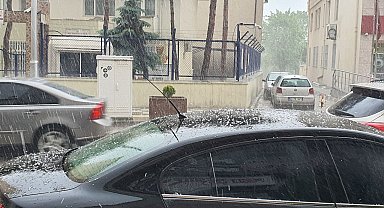 Çorum'da dolu yağışı etkili oldu