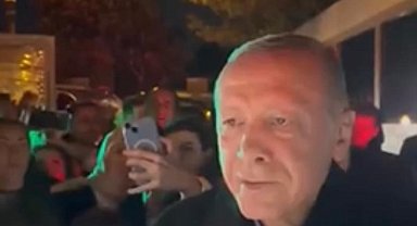Cumhurbaşkanı Erdoğan vatandaşlarla sohbet etti