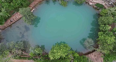 Deprem sonrası çamura dönen doğa harikası eski görüntüsüne kavuştu