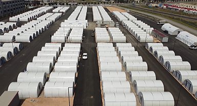 Depremzedelere özel konforlu konteyner kent kuruldu