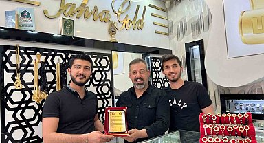 DİKO'dan kuyumculara teşekkür plaketi