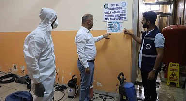 DİSKİ içme suyu depolarını temizliyor