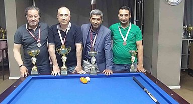 Diyarbakır'da 3 bant bilardo turnuvası düzenlendi