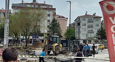 Doğal gaz borusunu patlattılar: Çerkezköy'de doğal gaz paniği