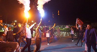 Edirne'de Cumhurbaşkanı Erdoğan coşkusu
