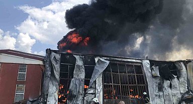 Edirne'de kimyevi madde deposunda yangın