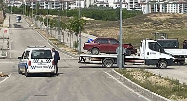 Elazığ'da trafik kazası: 1 yaralı