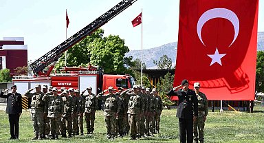 Engellilerin bir günlük temsili askerlik heyecanı