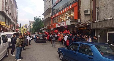 Erdoğan'ın seçim zaferi Alaplı'da kutlandı