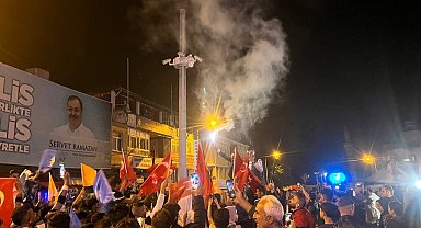 Erdoğan'ın zaferi Kilis'te coşkuyla kutlandı