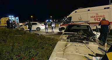 Erzincan'da trafik kazası: 7 yaralı