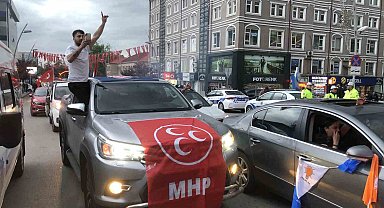 Erzurum'da Erdoğan sevinci