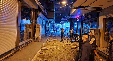 Fevzipaşa Sokak'ta ilk beton döküldü