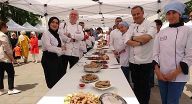Gastronomi festivalinde Türk mutfağı ve yöresel yemekler sergilendi