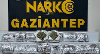 Gaziantep'te 24 kilo skunk ele geçirildi