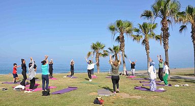 Gazipaşa'da kadınlar sabah sporuyla zayıflıyor