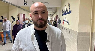 Gelin ve damat düğün öncesi oy kullandı