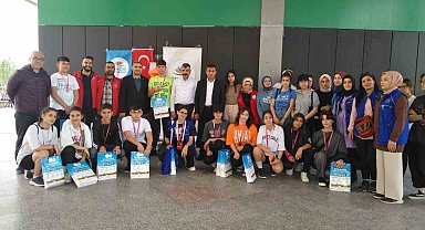 Gençlik merkezi üyeleri oryantiring de yarıştı