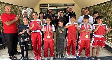 Germencikli sporcular dünya şampiyonu oldu