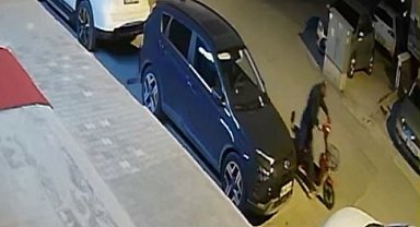 Güvenlik kamerasına yakalanan hırsızlık şüphelisi tutuklandı